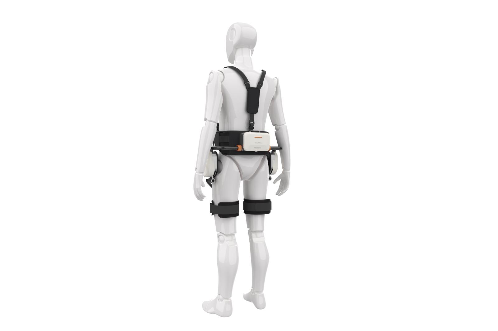 Lower limb assistance for external skeleton movement